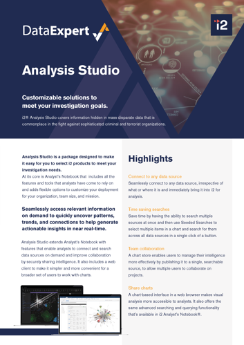 Analysis Studio